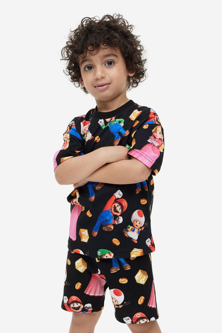 Printed Pull-on Shorts | H&M (US + CA)