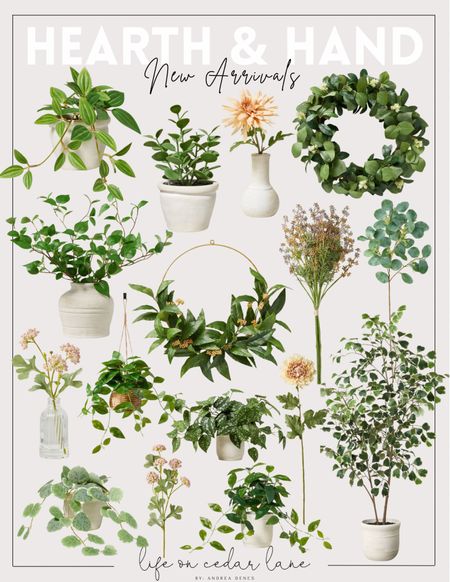 Hearth & Hand New Arrivals - loving all of this new greenery!! Snag these pretty finds from Target today!!

#greenery #target #hearthandhand #fauxplant 

#LTKSeasonal #LTKfindsunder50 #LTKhome