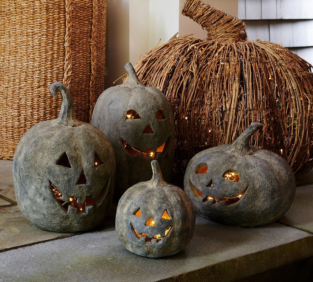 Handmade Terracotta Jack O' Lantern | Pottery Barn (US)