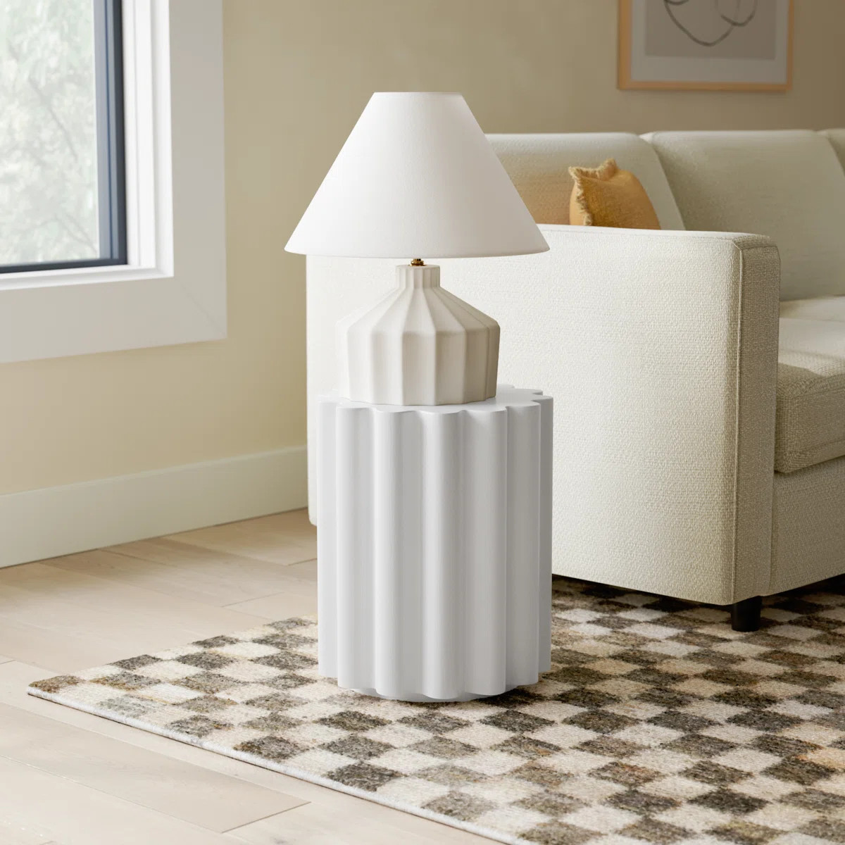Melati Concrete End Table | Wayfair North America