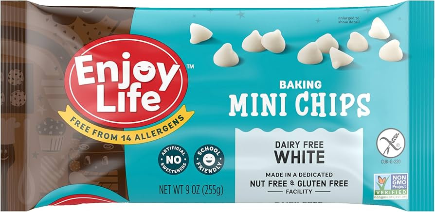 Enjoy Life Baking White Chocolate Mini Chips, 9oz Bag | Amazon (US)