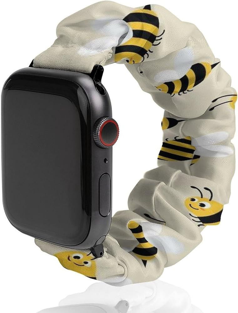 Breathable Elastic Strap Replacement for Apple Watch 38mm 40mm 42mm 44mm, Stretchy Sport Loop Ban... | Amazon (US)