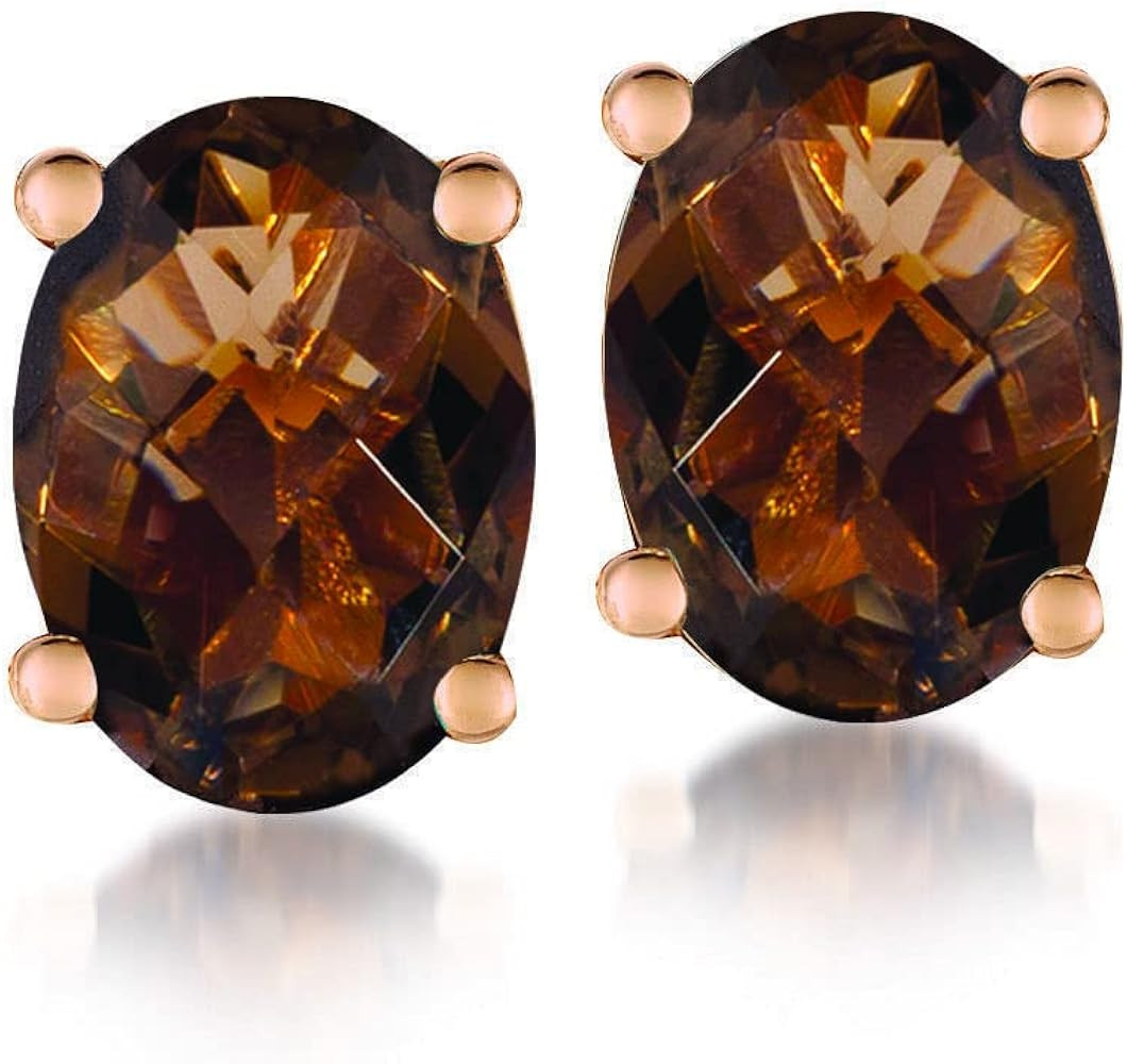 Le Vian Oval Stud Earrings for Women I 14k Yellow or Rose Gold Plated 925 Sterling Silver Earring... | Amazon (US)