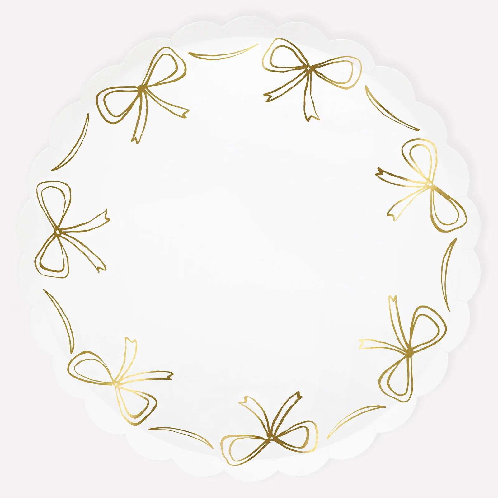 Gold Christmas Plates | Meri Meri