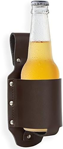GreatGadgets Classic Beer Holster, Leather, Espresso Brown | Amazon (US)