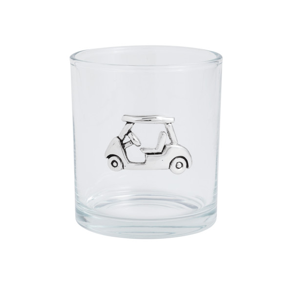 Golf Cart Icon Dof Glass | Mud Pie