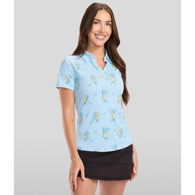 Tipsy Elves Women's Sizzlin' Swing Short-Sleeve Golf Polo: Size 2X | Target