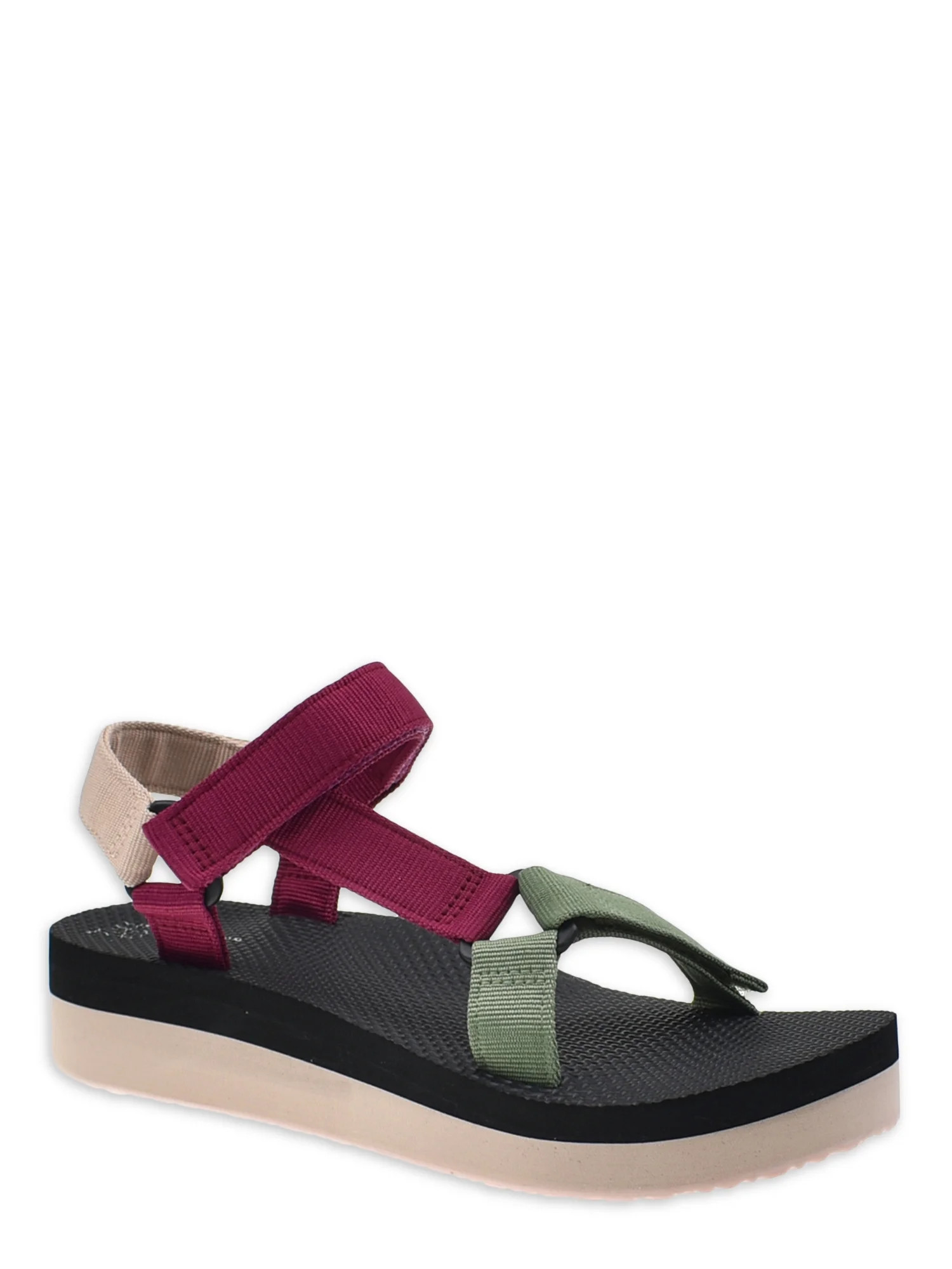 Time And Tru Women's Platform Nature Sandal | Walmart (US)
