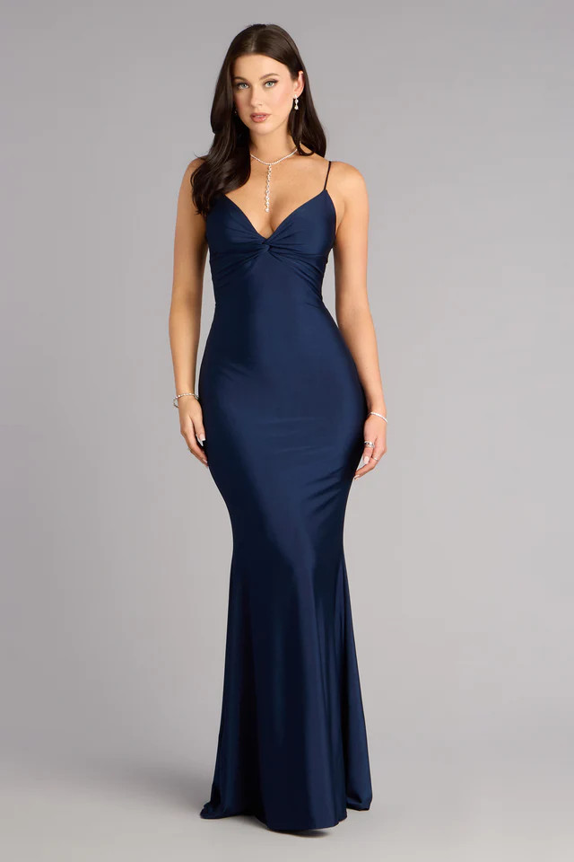 Scarlet Strappy Back Mermaid Formal Dress | Windsor Stores