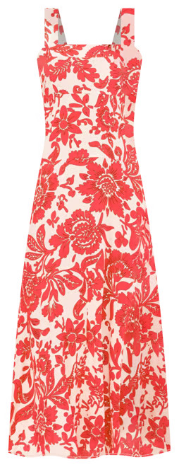 Vince Camuto Women's Floral Square-Neck Smocked-Back Sleeveless Maxi Dress, XXS-3X - Macy's | Macy's