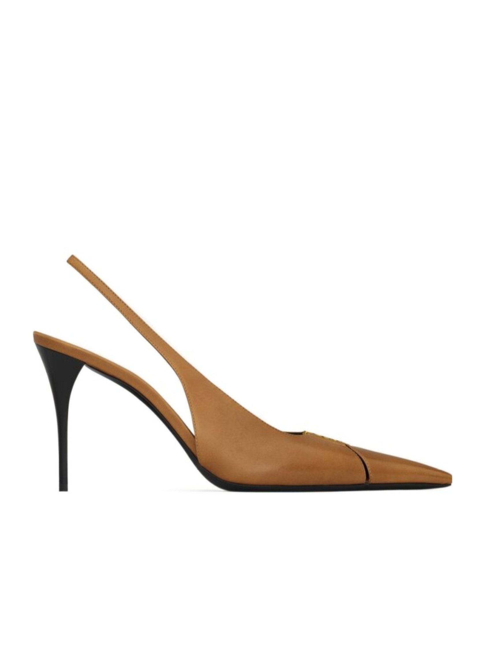 babylone breteuil slingback pumps in smooth leather | Senser US