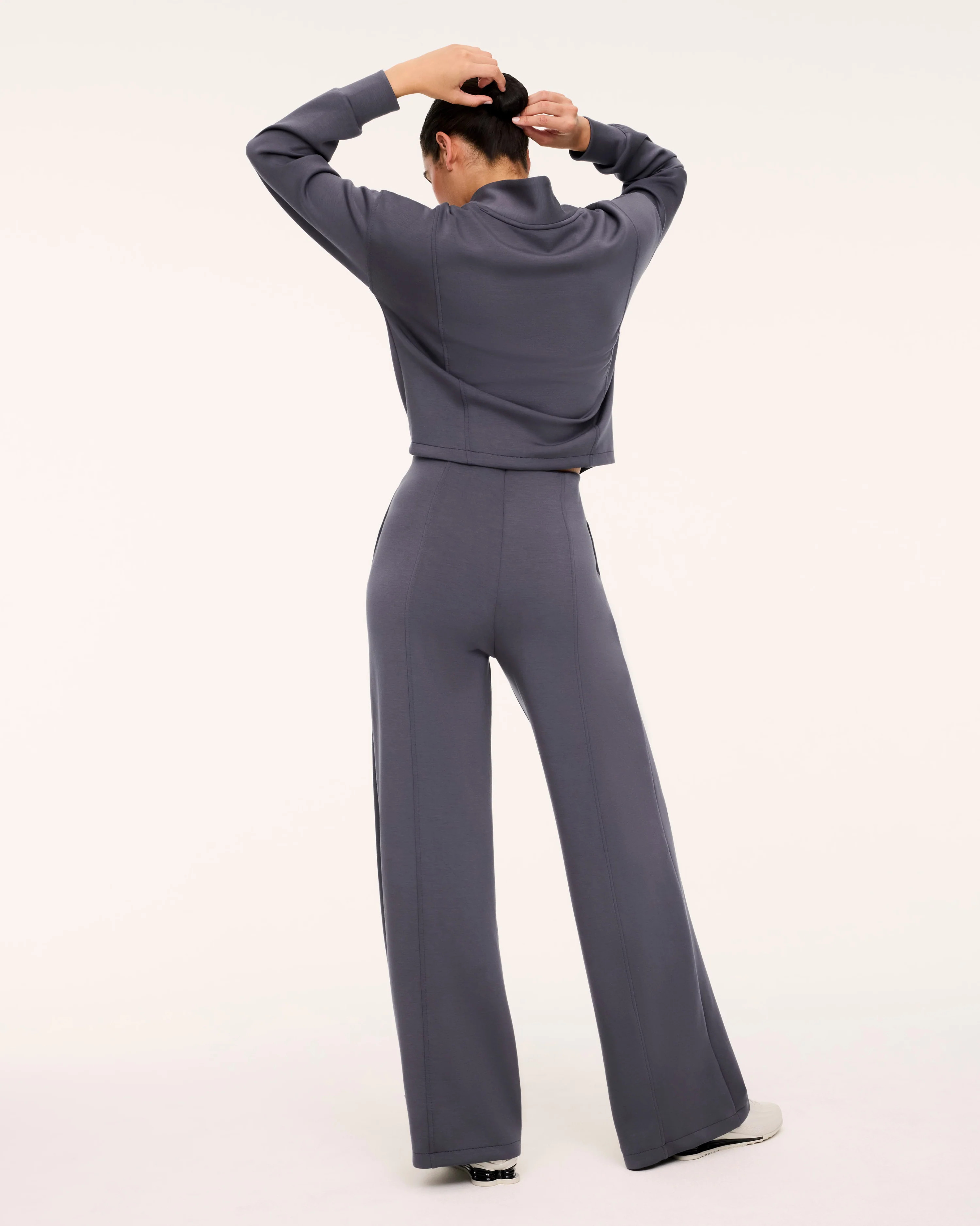 Long Sleeve Shawl Collar Jumpsuit | Spanx