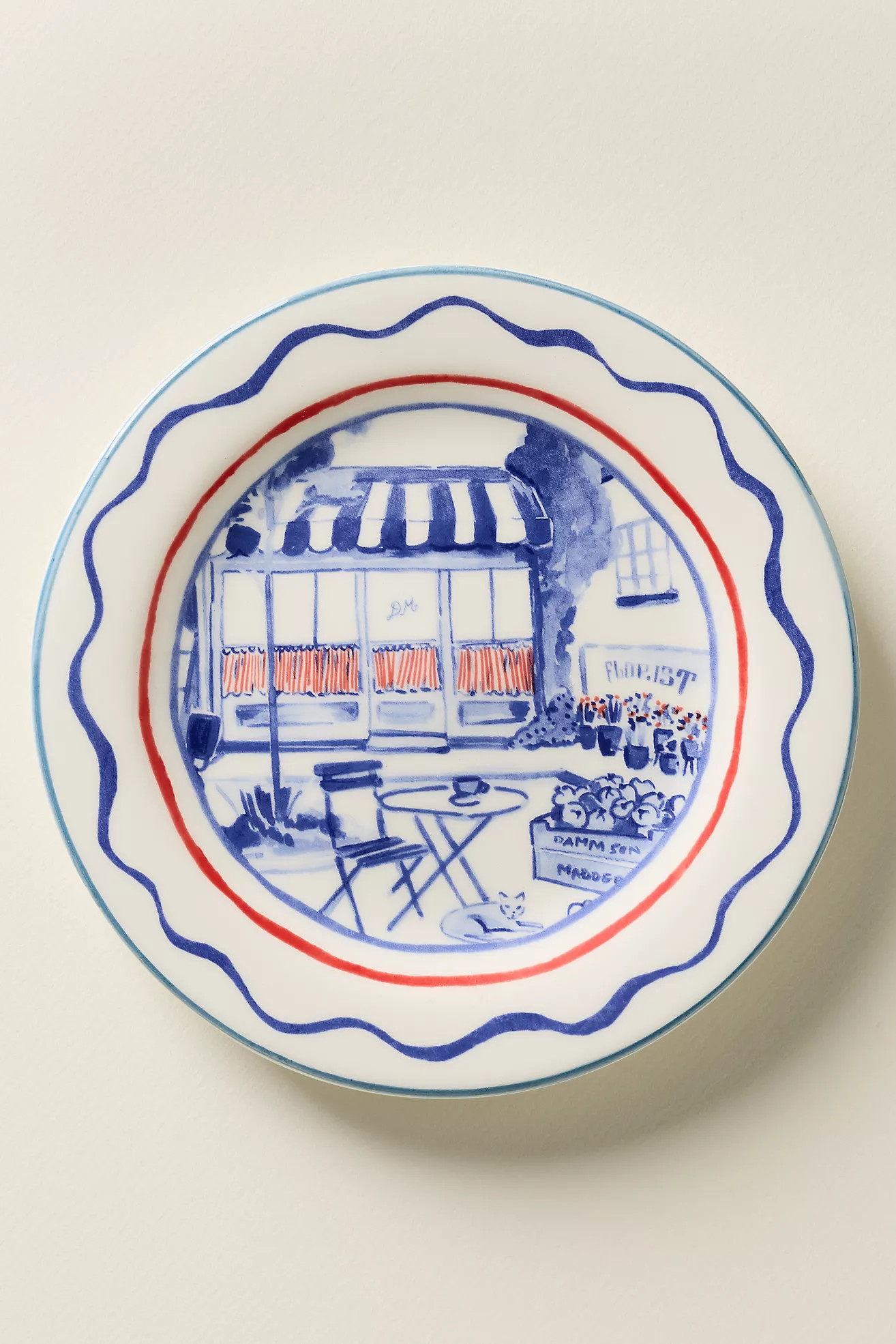 Damson Madder Italian Stoneware Dessert Plates | Anthropologie (US)