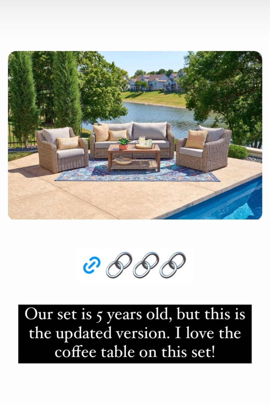 Best outdoor furniture set!