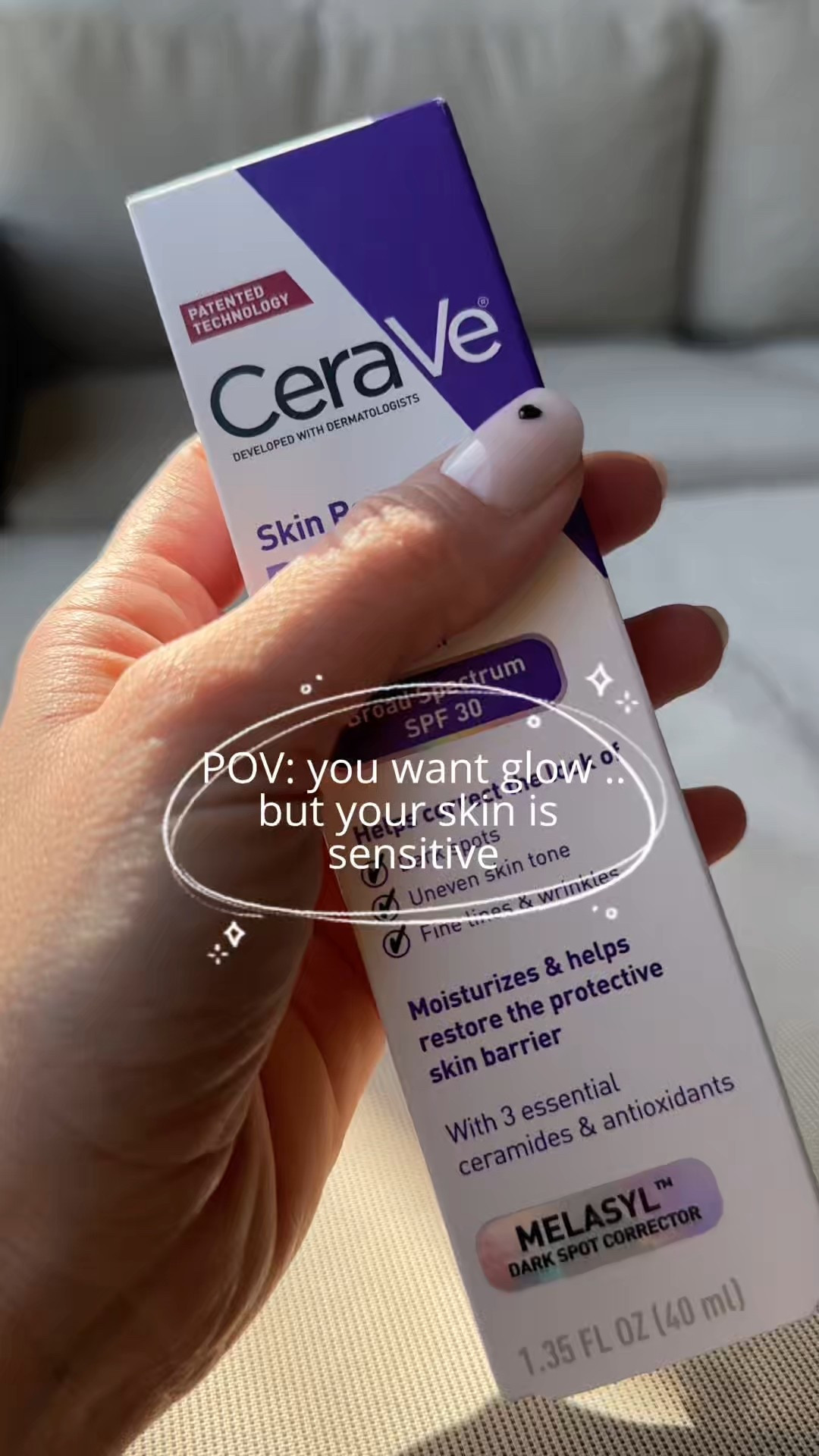 I’ve been trying to simplify my skincare routine and this has been my go-to for brightening without irritation 🤍 #giftedbycerave

#drugstoreskincare
#wrinkles
#sensitiveskincare
#affordableskincare
#glowyskinroutine
#ceraveskincare
#beautyfinds

#LTKBeauty #LTKselfcare #LTKgrwm