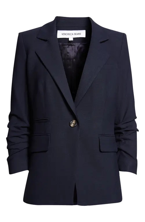 Veronica Beard Battista Dickey Jacket in Navy at Nordstrom, Size 10 | Nordstrom
