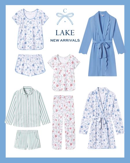 LAKE pajamas new arrivals, floral lake pajamas 