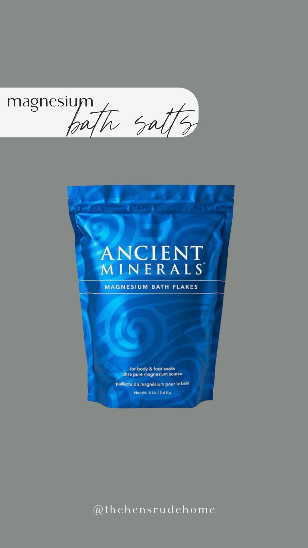 Magnesium bath salts for the best sleep of your life 

#LTKBeauty #LTKGiftGuide