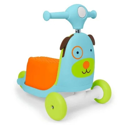 Skip Hop Kids 3-in-1 Ride On Scooter and Wagon Toy - Dog | Walmart (US)