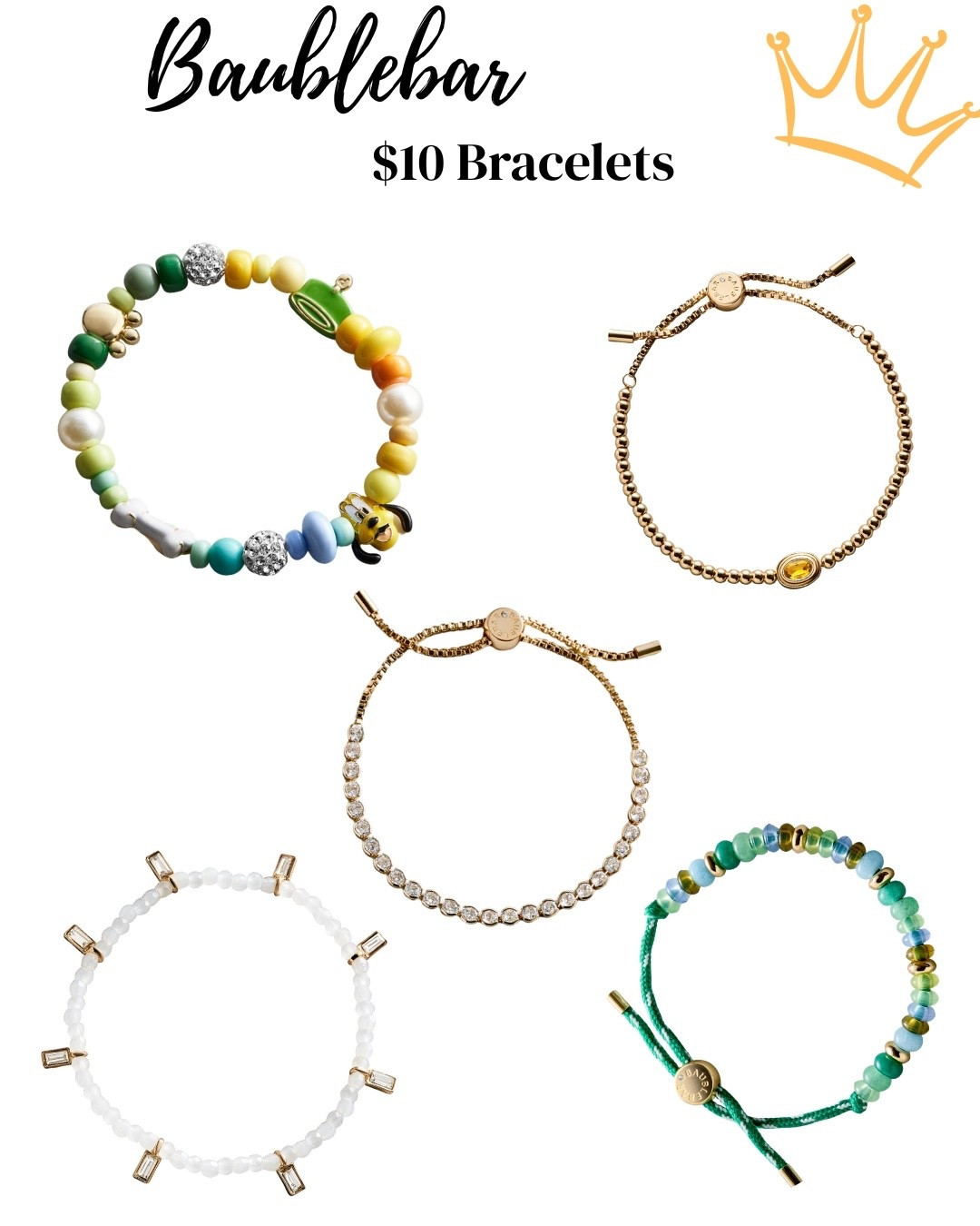 Affordable Disney style alert 👀✨ These $10 BaubleBar bracelets are perfect for summer stacking 💖  

#LTKMothersDay #LTKTravel #LTKootd