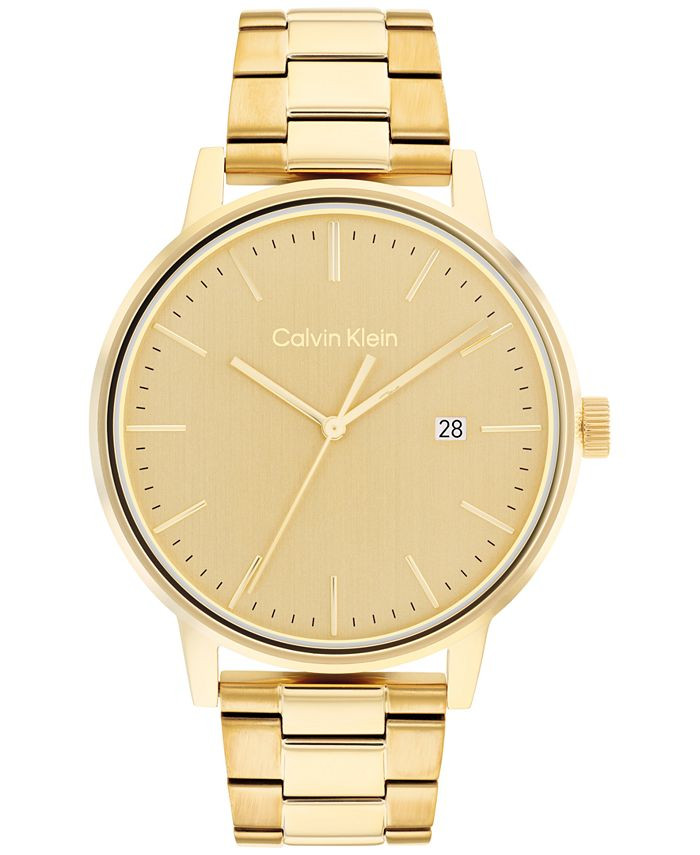 Gold-Tone Bracelet Watch 43mm | Macys (US)