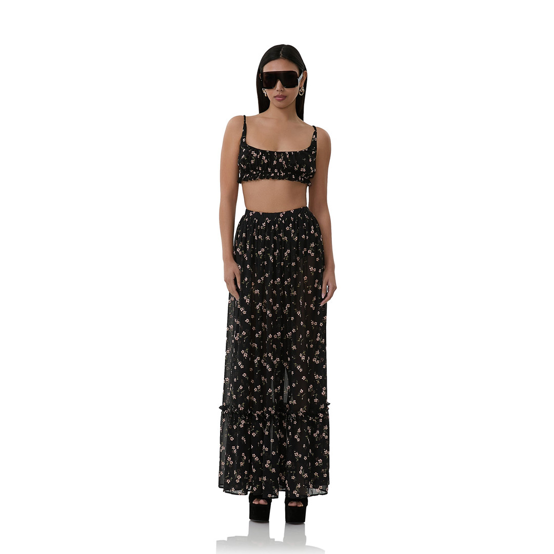 Allegra Maxi Skirt - Delicate Ditsy | ShopAFRM