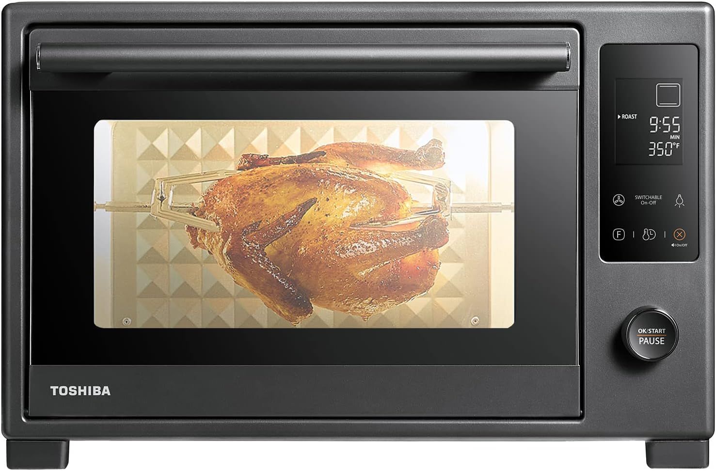 TOSHIBA Hot Air Convection Toaster Oven, Extra Large 34QT/32L, 9-in-1 Cooking Functions, Crispy G... | Amazon (US)