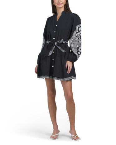 Embroidered Mini Dress | TJ Maxx