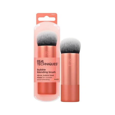 Real Techniques Bubble Blending Makeup Brush Multipurpose Face Brush for Liquid Cream & Powder | Walmart (US)