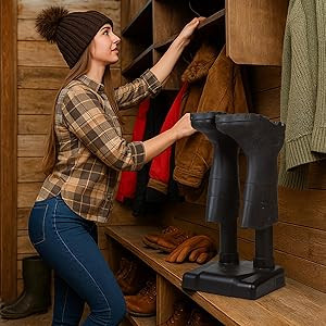 JobSite Boot Dryer - Silent Shoe Dryer & Warmer For Work Boots, Gloves & Shoes - Fanless Convecti... | Amazon (US)