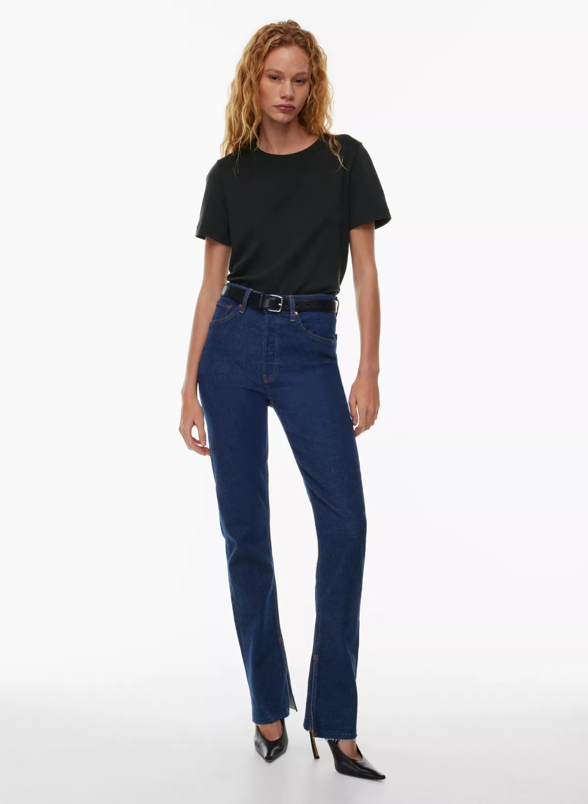 '70S HIGH RISE SKINNY BOOT JEAN | Aritzia