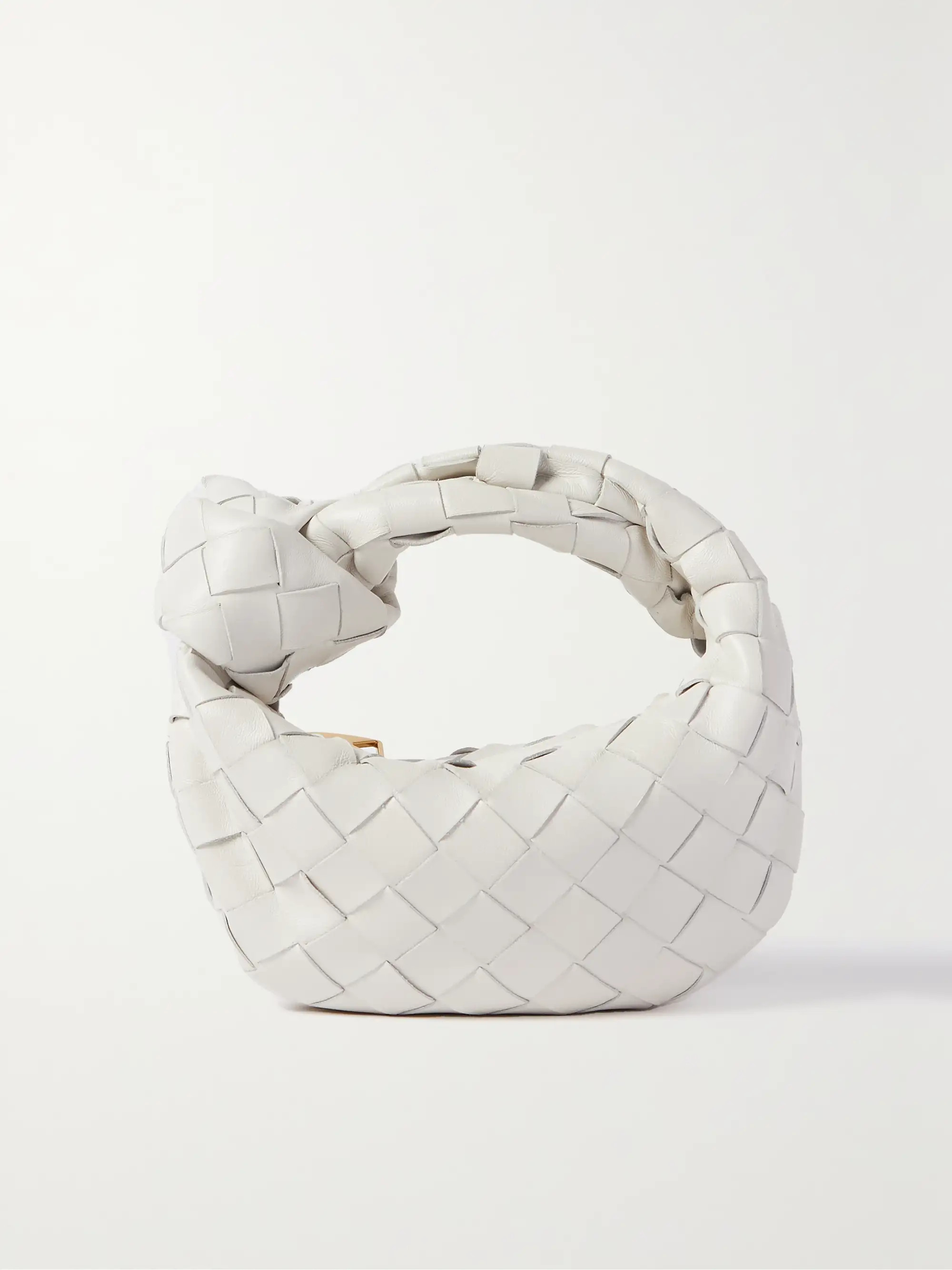 Jodie Candy micro mini knotted intrecciato leather tote | NET-A-PORTER (UK & EU)