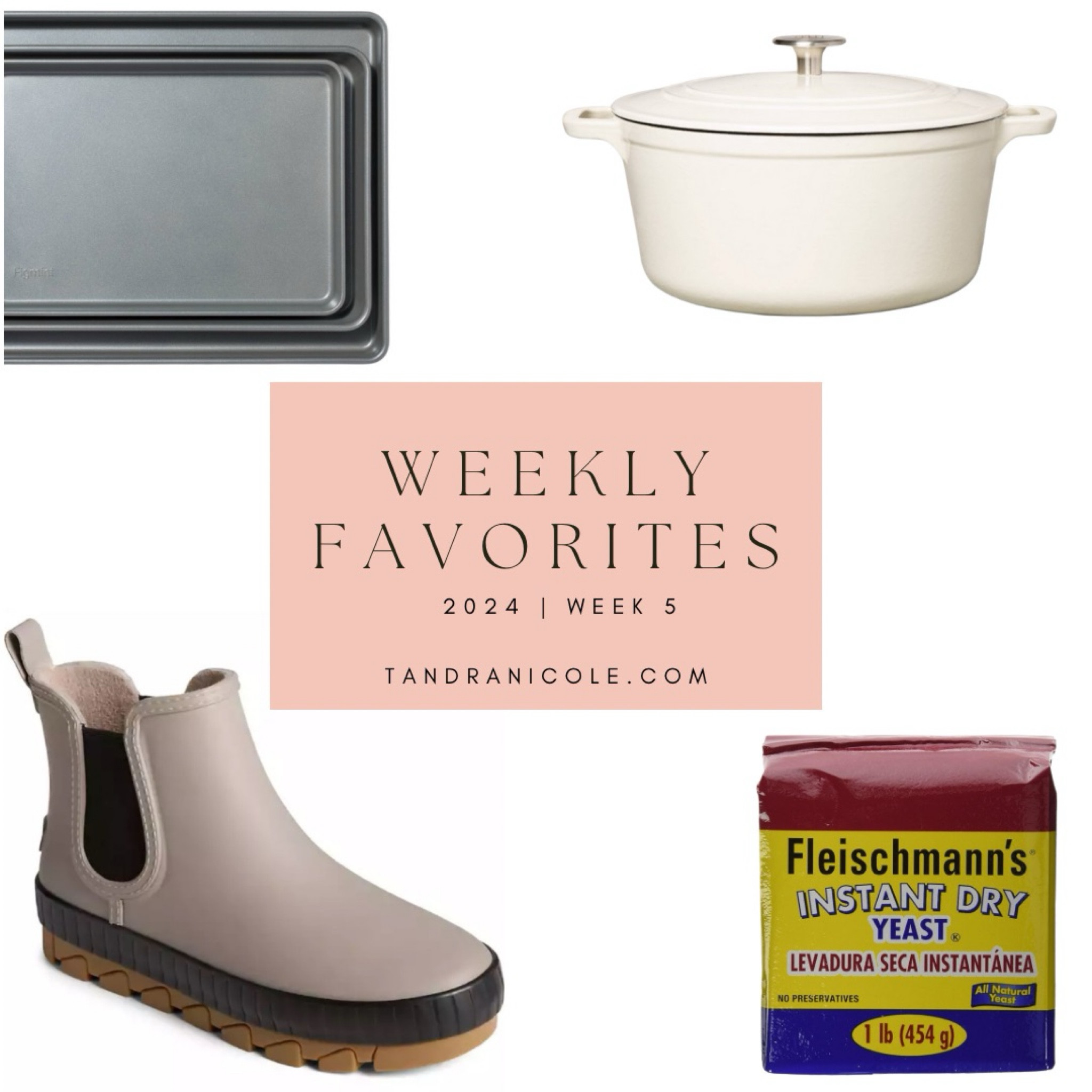 Week 5 Favorites.
#kitchen #dutchoven #bakingpans #rainboots #laundryrack #heatedblabket #portableheater

#LTKMostLoved #LTKfindsunder100 #LTKhome