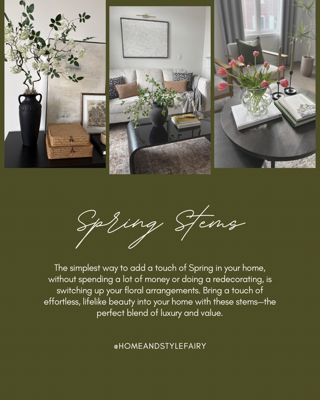 The simplest way to add a touch of Spring in your home, without spending a lot of money or doing a redecorating, is switching up your floral arrangements. Bring a touch of effortless, lifelike beauty into your home with these stems—the perfect blend of luxury and value.

#spring #springdecor #springarrangement #greenery  #homedecor #stems #floral #floralarrangement #florals #affordablefinds #amazonfinds #amazondecor #fauxstems 

#LTKsale #LTKsummer #LTKhome