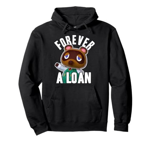 Animal Crossing Tom Nook Forever A Loan Pullover Hoodie | Amazon (US)