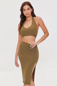 Sweater Knit Crop Top & Skirt Set | Forever 21 | Forever 21 (US)