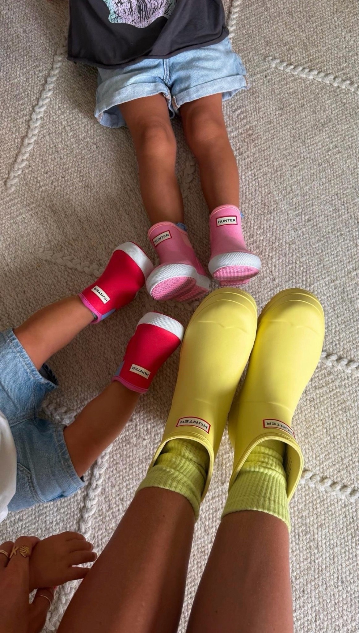 Family full of Hunter boots! ☔️🌈

#LTKmomlife #LTKBaby #LTKKids