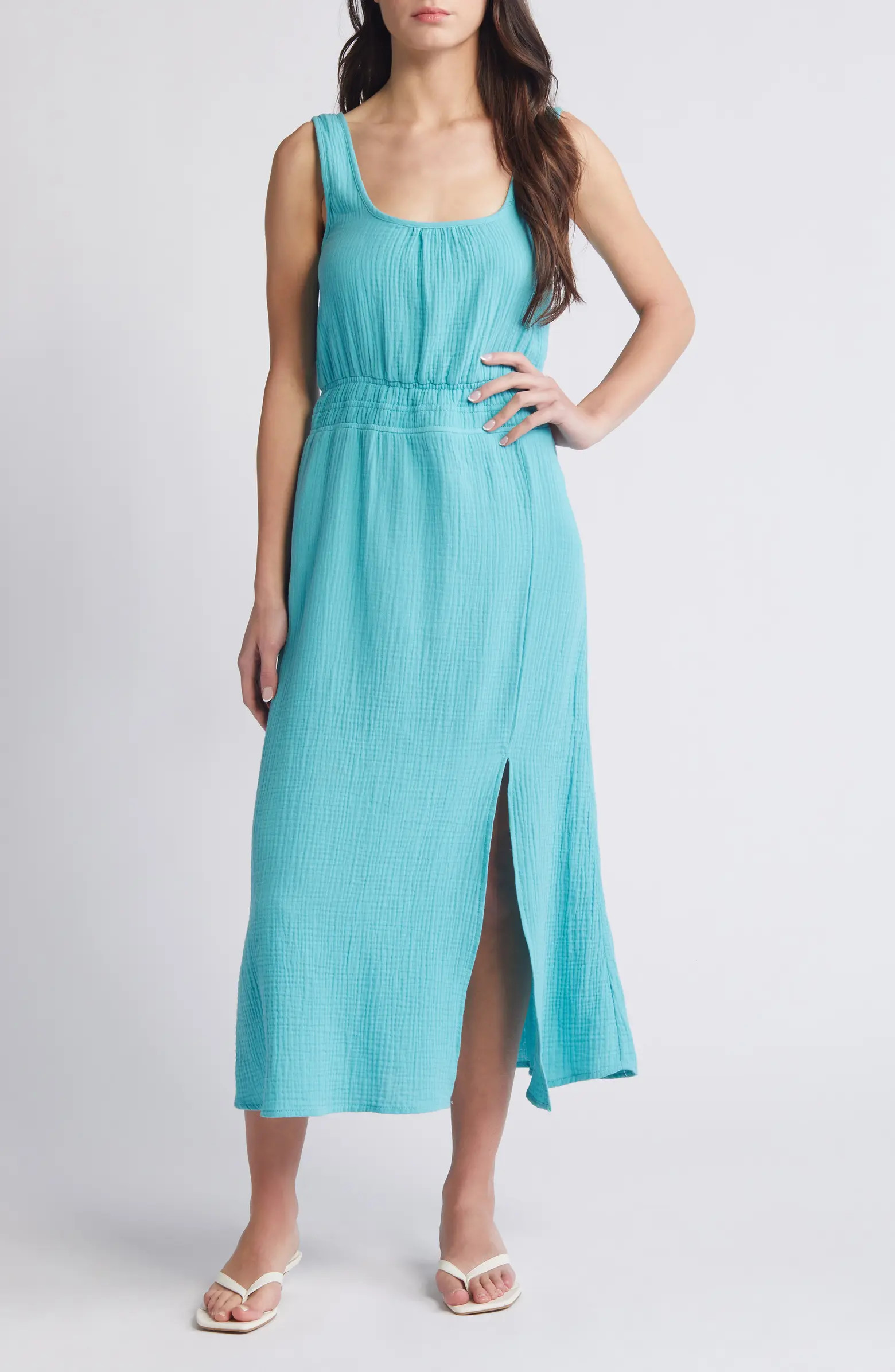 Makena Cotton Gauze Maxi Dress | Nordstrom