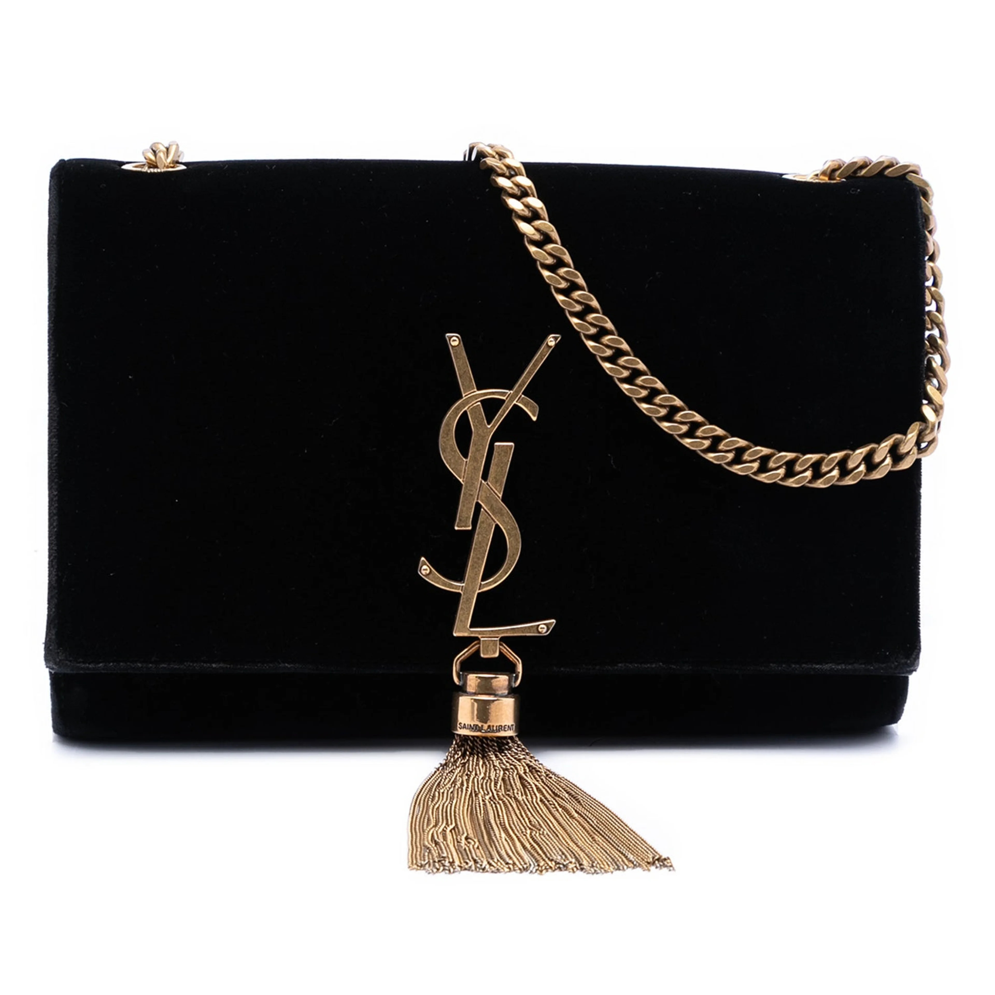 Suede Small Suede Monogram Kate Tassel Crossbody | The RealReal