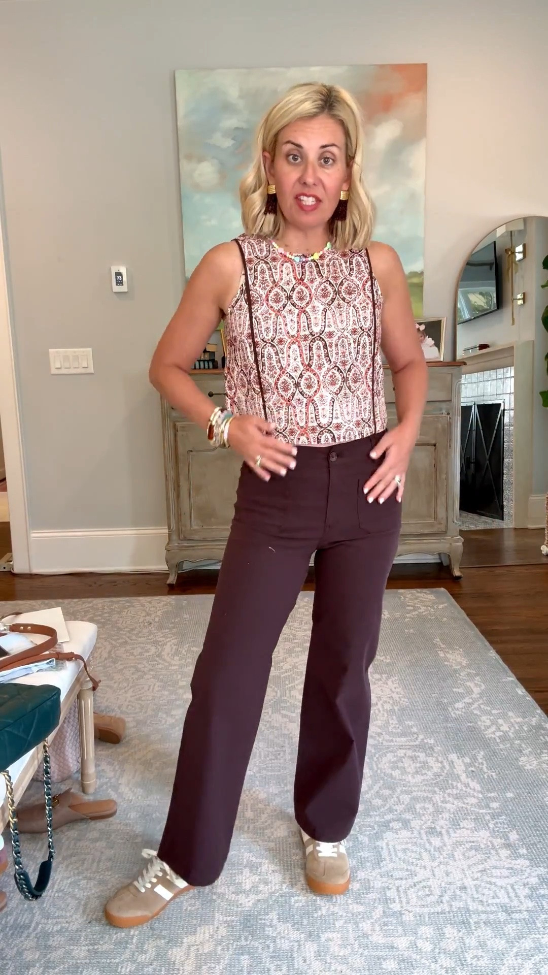 Such a me look!! We love a set…mix & match it with everything in our closet! 
Top - xs
Pants - 26P
Sneaker - 8 tts

*code Catherine20 at Allie + Bess

#LTKdayinmylife #LTKootd #LTKmomlife