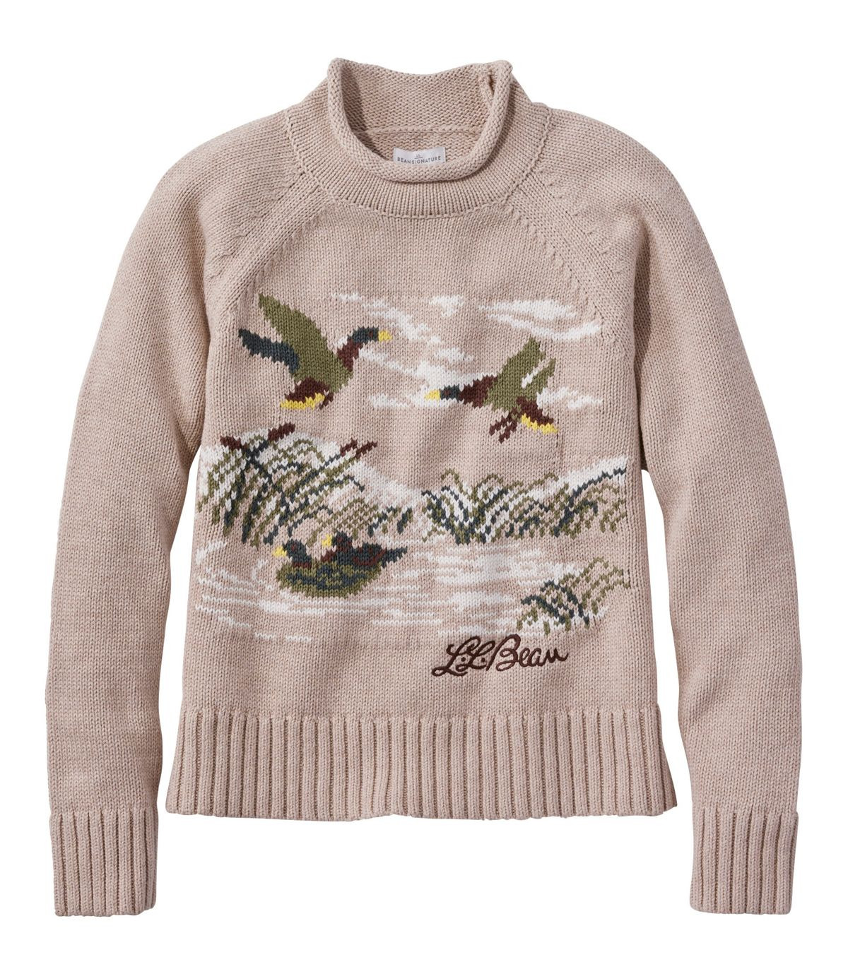 Women's Signature Original Cotton Sweater, Rollneck Novelty | L.L. Bean