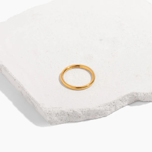 eloise thin stacker ring | Tini Lux
