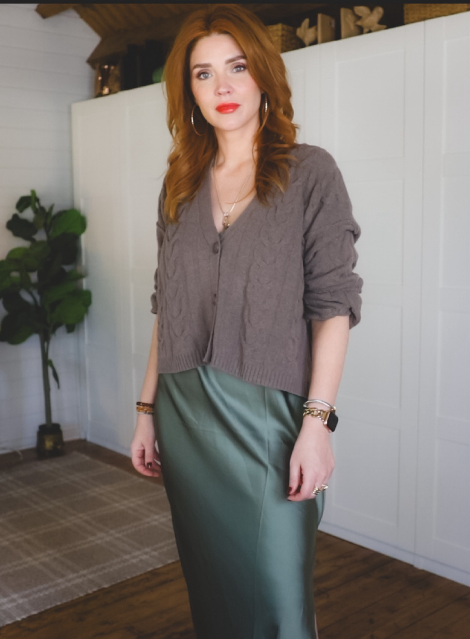 Target style new arrivals! ❤️ this sweater is the softest ever! I will absolutely get this in another color :) I’m wearing a small in the cardigan and a medium in the slip dress! 

#LTKSeasonal #LTKFindsUnder50 #LTKOver40