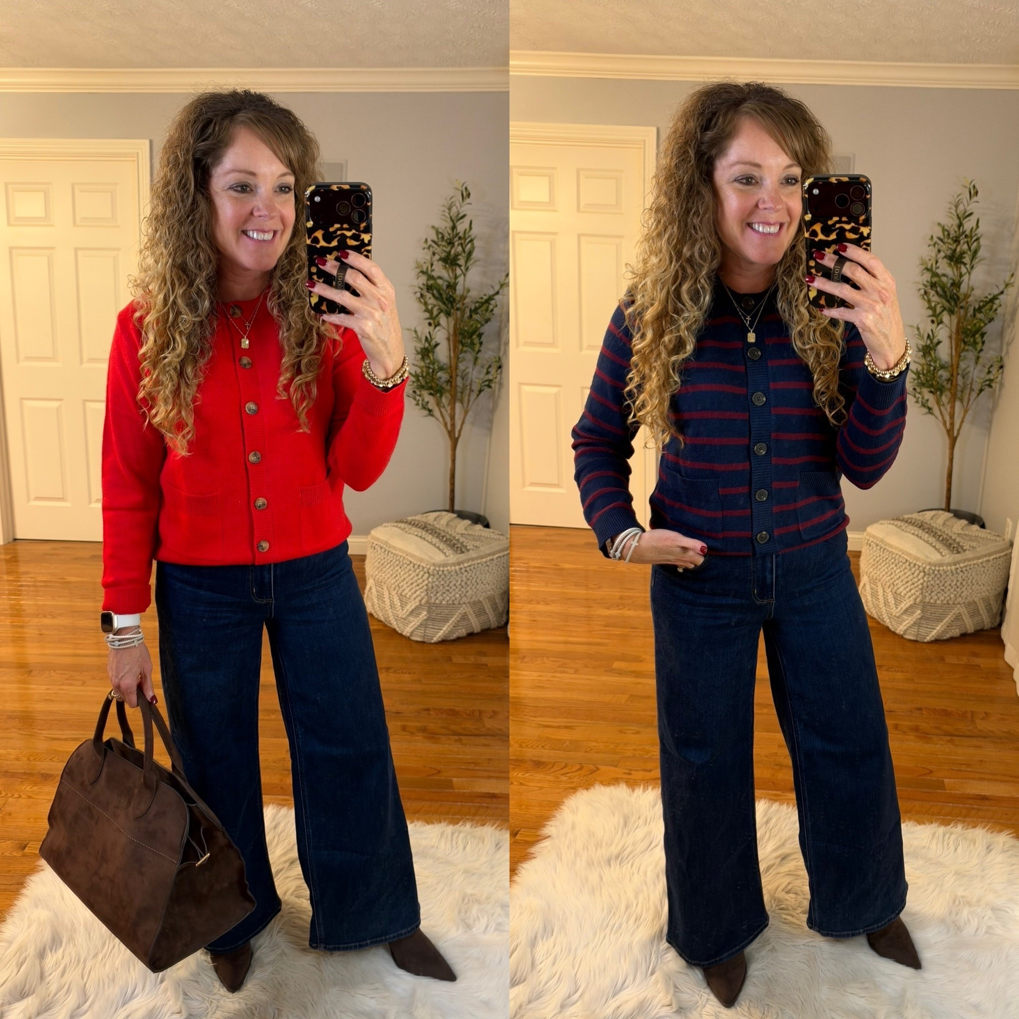 Walmart $13 sweaters! Sale ends today! 

Wearing size small in both sweaters 
Jeans - size 6, short. TTS 


Over 40 style / workwear / affordable fashion @Walmart