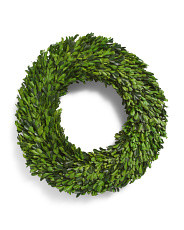 16.5in Real Preserved Boxwood Wreath | Plants & Planters | Marshalls | Marshalls