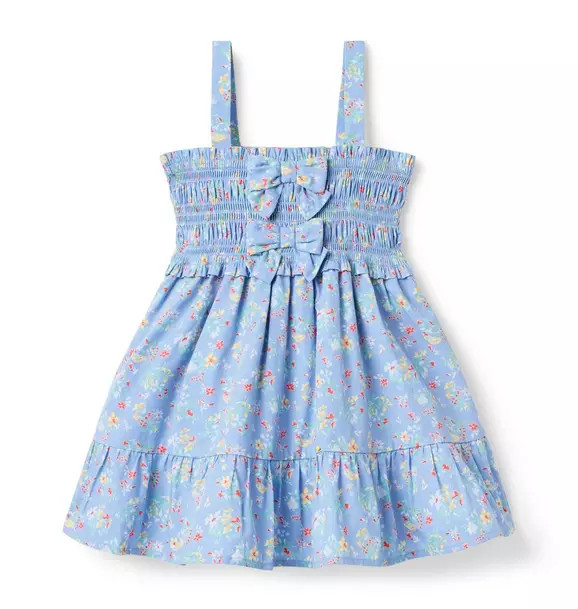 The Floral Bow Smocked Dress | Janie and Jack