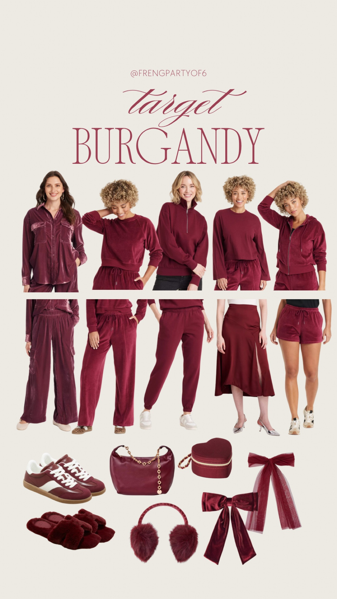 Color trending: burgundy! Shop these pretty finds at Target! The sneakers and bows 😍

#LTKFindsUnder50 #LTKHoliday #LTKStyleTip
