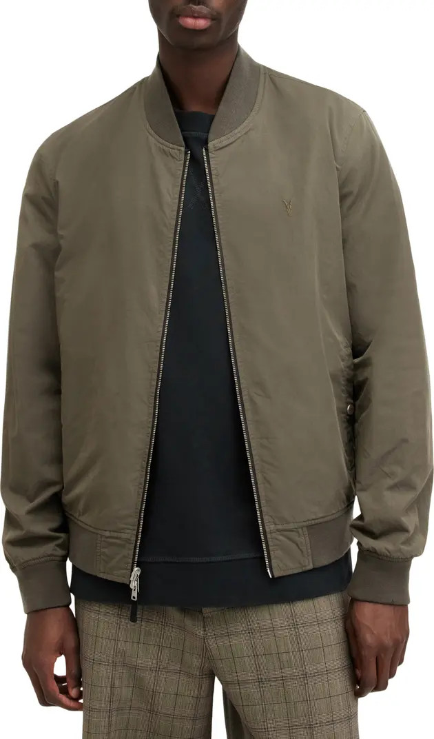 AllSaints Bassett Reversible Bomber Jacket | Nordstrom | Nordstrom