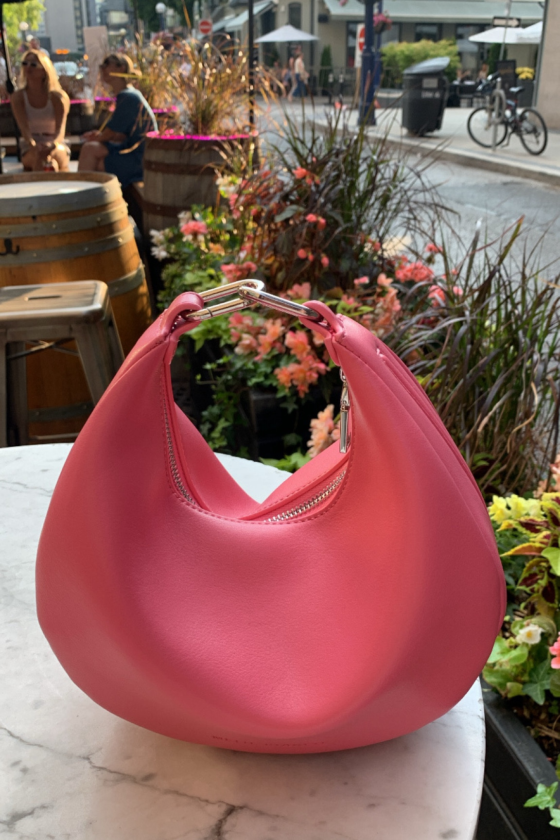 Pink bag for summer. Purse, handbag, leather bag. 

#LTKsummer #LTKcanada #LTKbag