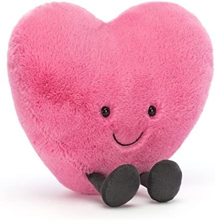 Amazon.com: Jellycat Amuseable Pink Heart Stuffed Plush | Valentine's Day Gifts for Kids, Boys, G... | Amazon (US)